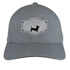 Premium Black Dachshund Dad hat featuring exclusive Sweet Roo Bou™ artwork on a structured TravisMathew® cap. Classic