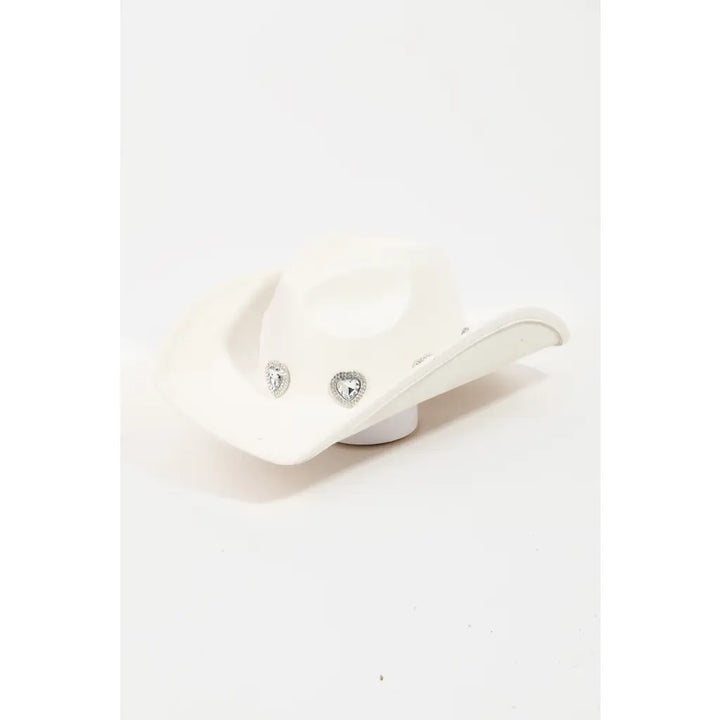 Deep in the Heart Cowgirl Hat - Ivory - Hats