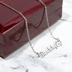 Celebrate Dog Momma Days™ any day of the year with our personalized necklace featuring your favorite pet name and a paw