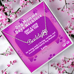 Celebrate Dog Momma Days™ any day of the year with our personalized necklace featuring your favorite pet name and a paw