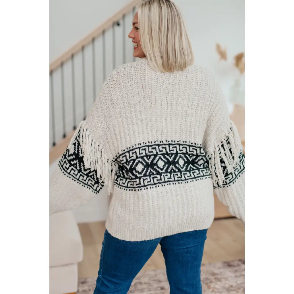 Our Don’t Waver Fringe Detail Sweater is the perfect piece to add a touch of style any outfit. Crafted from soft