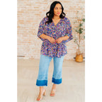 Unleash your inner dreamer with our Dreamer Peplum Top in Painted Royal! Featuring a playful v - neckline flowy dolman