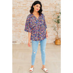 Unleash your inner dreamer with our Dreamer Peplum Top in Painted Royal! Featuring a playful v - neckline flowy dolman