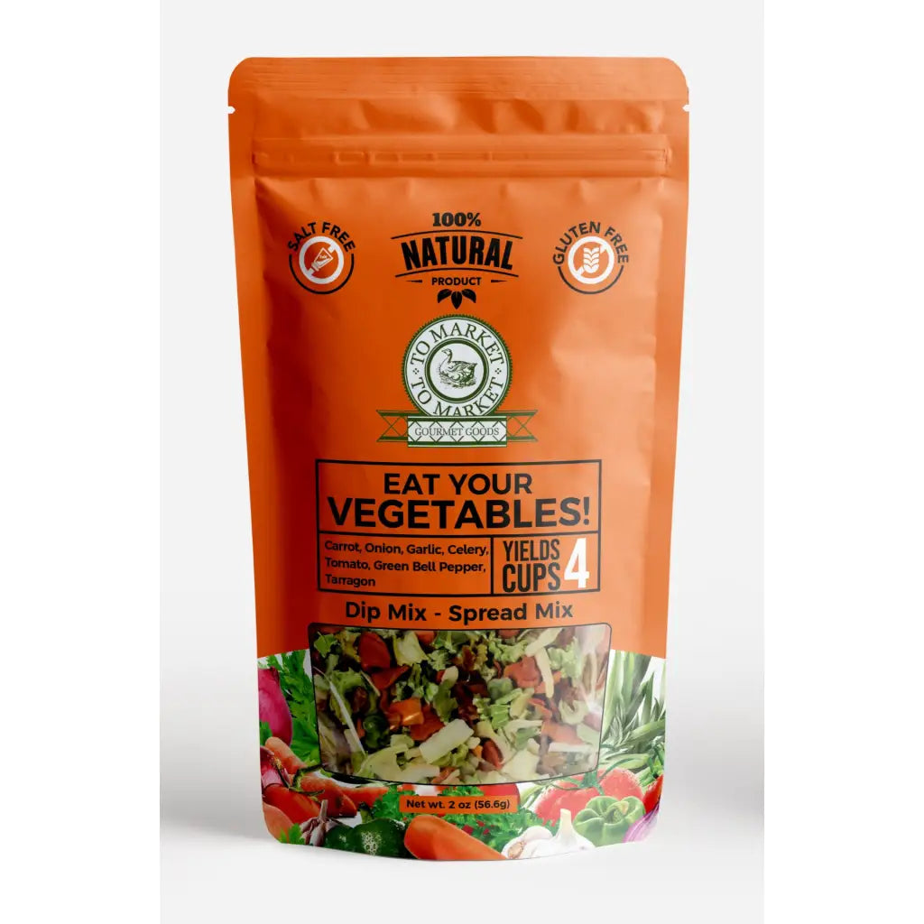 Our Eat Your Vegetables Gourmet Dip Mix is a wonderfully tasty combination of vegetables herbs and spices. It’s