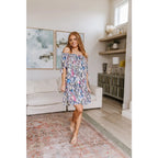 Bold off-shoulder animal print shift dress knee-length and curve-friendly. Available in S to 3XL. Ships 2–3 days.