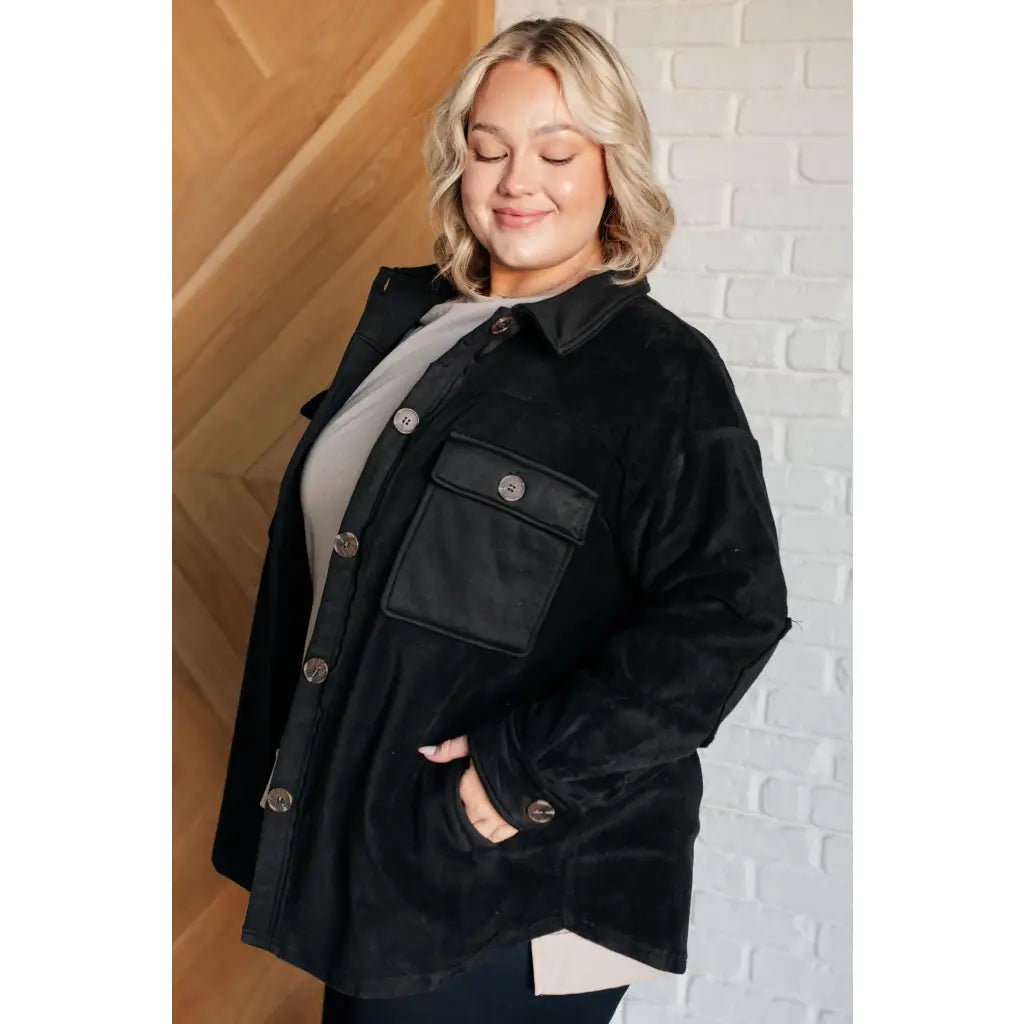 Fantastic in Fleece Jacket Black