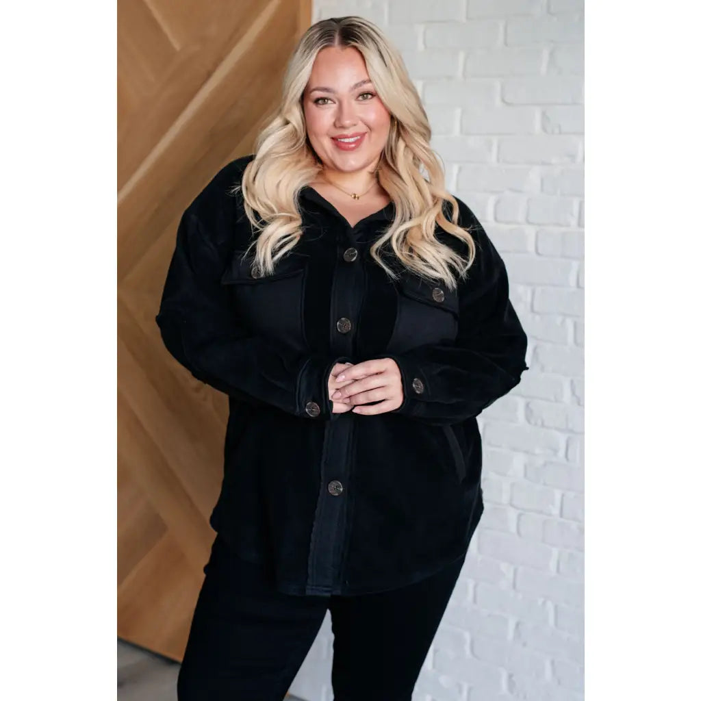 Fantastic in Fleece Jacket Black