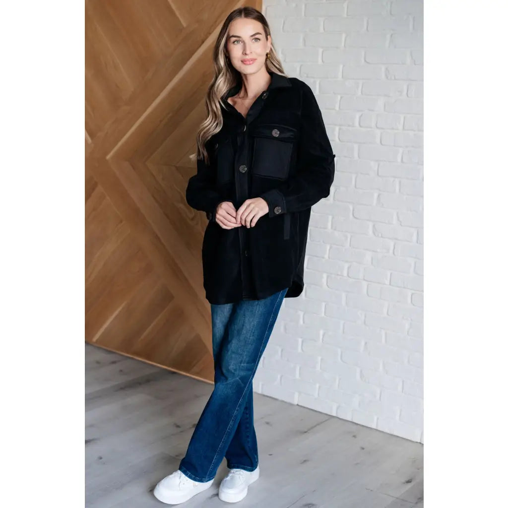 Fantastic in Fleece Jacket Black