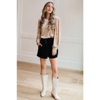 Introducing our new Feeling Good Velvet Blouse! This fashion must-have features puffed sleeves a buttoned sleeve cuff