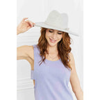 Our Festival Babe Fedora Hat in light gray is neutral enough to pair with a wide range of outfits. Featuring thin faux
