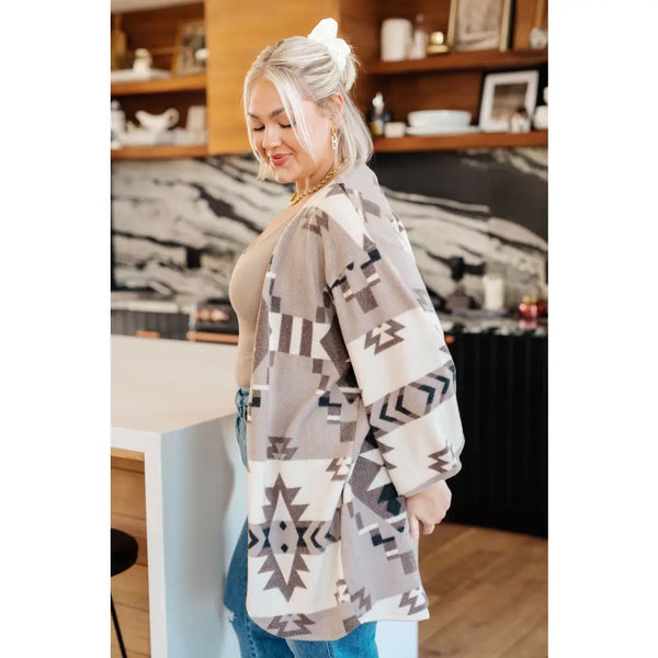 Full of Character Blanket Kimono - Layers