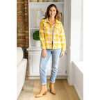 Pieces like our Hard To Miss Shacket In Mustard are hard to come by so make sure snag it while you can! Made