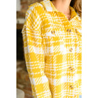 Pieces like our Hard To Miss Shacket In Mustard are hard to come by so make sure snag it while you can! Made