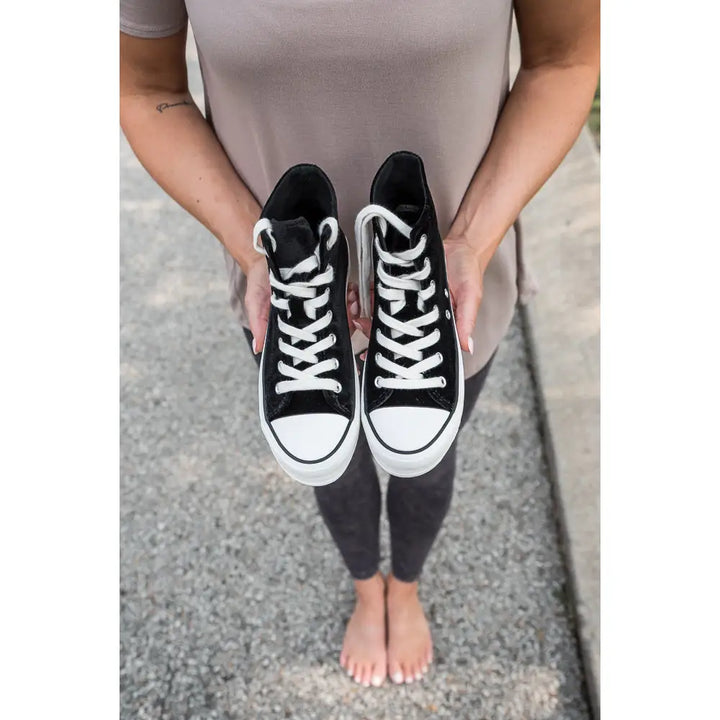 Hunky Dory Black Velvet Sneakers – Sweet Roo Bou LLC