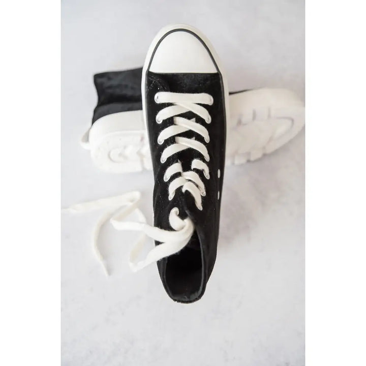 Hunky Dory Black Velvet Sneakers – Sweet Roo Bou LLC