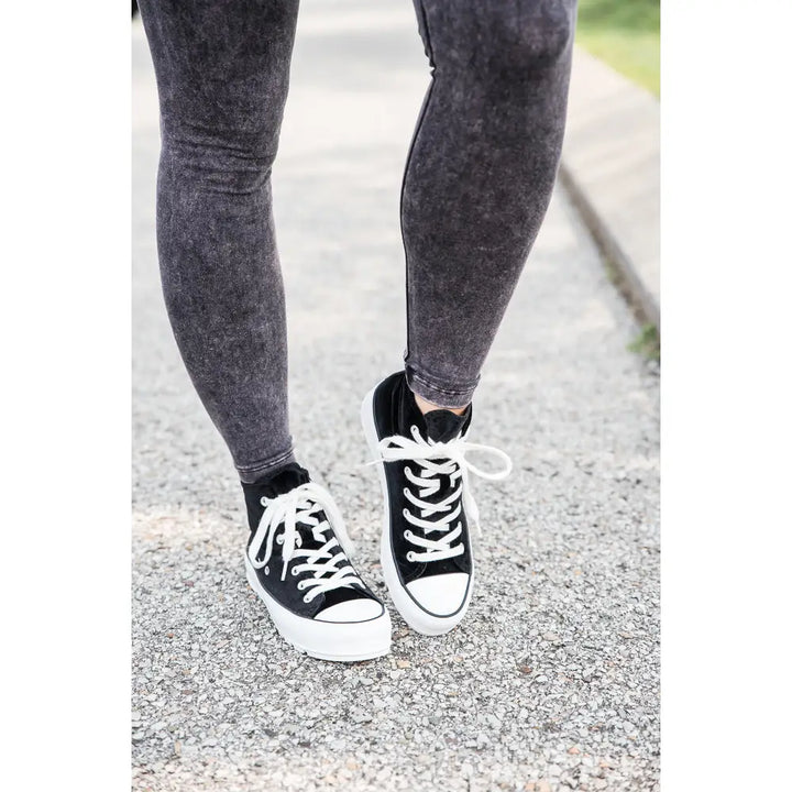 Hunky Dory Black Velvet Sneakers – Sweet Roo Bou LLC