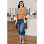 Iced caramel henley top in baby waffle knit. Plus size friendly soft and cozy with snap front scoop neckline. Perfect