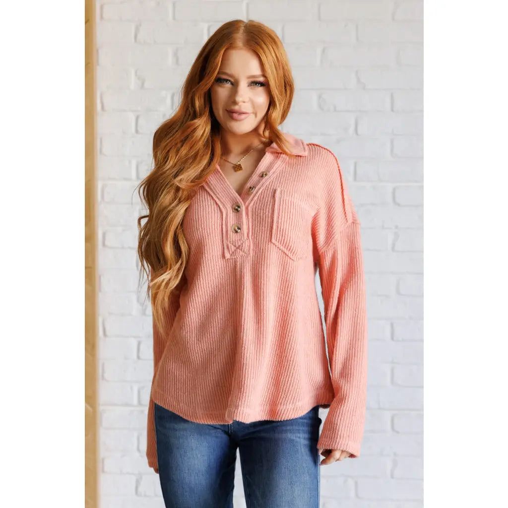 Our If You Want Forever Ribbed Knit Pullover is the perfect mix of comfort and relaxed fashion. With details like drop