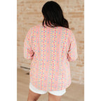 Put a geometric spin on your casual wardrobe with our Imagine When Corduroy Button Down shirt. This wearable work