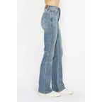 Judy Blue Tummy Control Bootcut Jeans flatter all shapes including curvy and plus sizes with embroidered pockets
