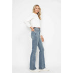 Judy Blue Tummy Control Bootcut Jeans flatter all shapes including curvy and plus sizes with embroidered pockets