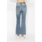 Judy Blue Tummy Control Bootcut Jeans flatter all shapes including curvy and plus sizes with embroidered pockets