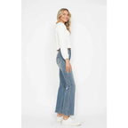 Judy Blue Tummy Control Bootcut Jeans flatter all shapes including curvy and plus sizes with embroidered pockets