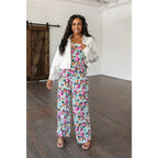 Achieve party perfect vibes every time you slip into our Life of the Party Floral Jumpsuit. With its bold floral