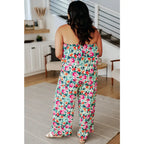 Achieve party perfect vibes every time you slip into our Life of the Party Floral Jumpsuit. With its bold floral