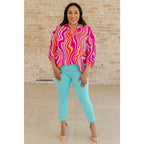 Our Magic Ankle Crop Skinny Pants feature a high rise slim fit in ponte knit. The stretchy pull-on design elastic