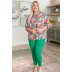 Our Magic Ankle Crop Skinny Pants feature a high rise slim fit in ponte knit. The stretchy pull-on design elastic