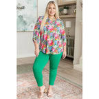 Our Magic Ankle Crop Skinny Pants feature a high rise slim fit in ponte knit. The stretchy pull-on design elastic