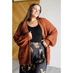 Stay cozy in our Maybe Monday Cardigan! This super soft sweater knit cardigan features an open front pockets a slouchy