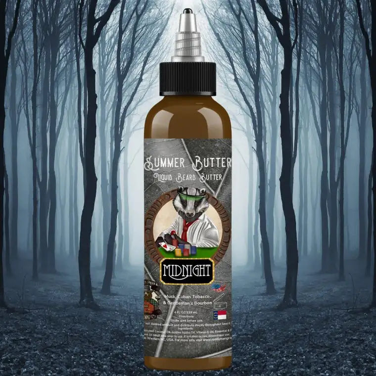 Midnight Scent Profile: Musk Cuban Cigar & Warm Bourbon Beat the heat and give your beard a drink! We all know