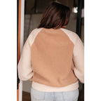 Stay warm and stylish in our Mocha Latte Bomber Jacket. Soft Sherpa fleece with plus size fit for the perfect cozy