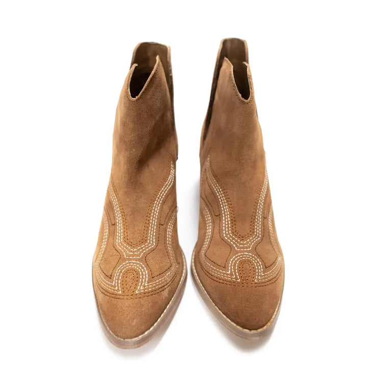 Next Journey Ankle Booties in Tan - Shoes