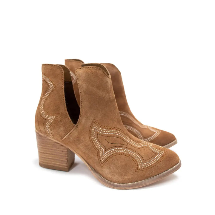 Next Journey Ankle Booties in Tan - Shoes