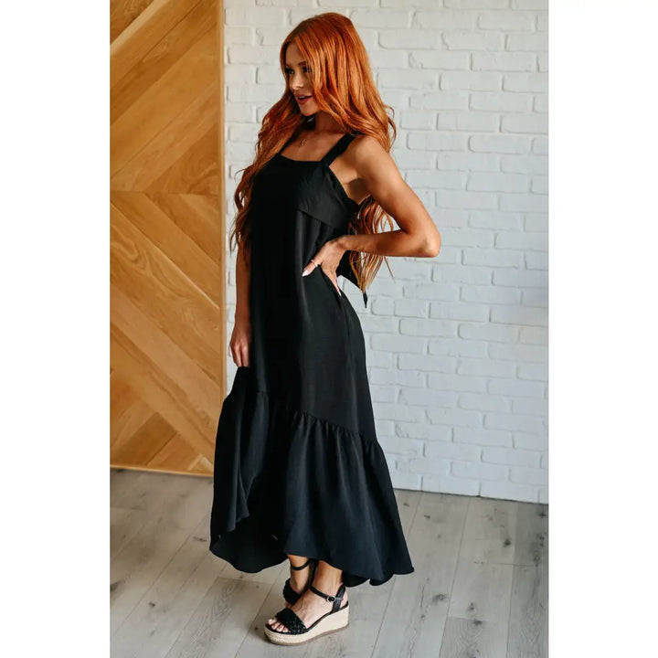 Onyx Muse Tie Back Maxi Dress - Dresses