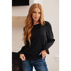 Look and feel your best no matter the occasion with our Peaceful Smocked Sleeve Blouse. This go-to lightweight woven