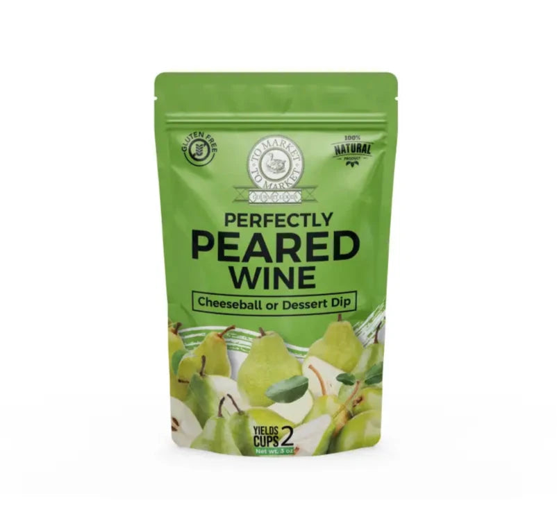 Our Perfectly Peared Wine Gourmet Dip Mix is unique combination of sweet and savory blending natural pear with garlic