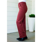 Introducing our Phoebe High Rise Judy Blue Burgundy Jeans! Designed with a flattering center front seam and comfortable