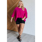 Wrap yourself in comfort with our Pink Thoughts Chenille Top. Featuring a cozy chenille knit round neckline drop