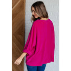 Wrap yourself in comfort with our Pink Thoughts Chenille Top. Featuring a cozy chenille knit round neckline drop