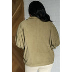 Fall in love with the Pistachio Latte Corduroy Jacket. Boutique-worthy relaxed fit plus sizes available and ships 2