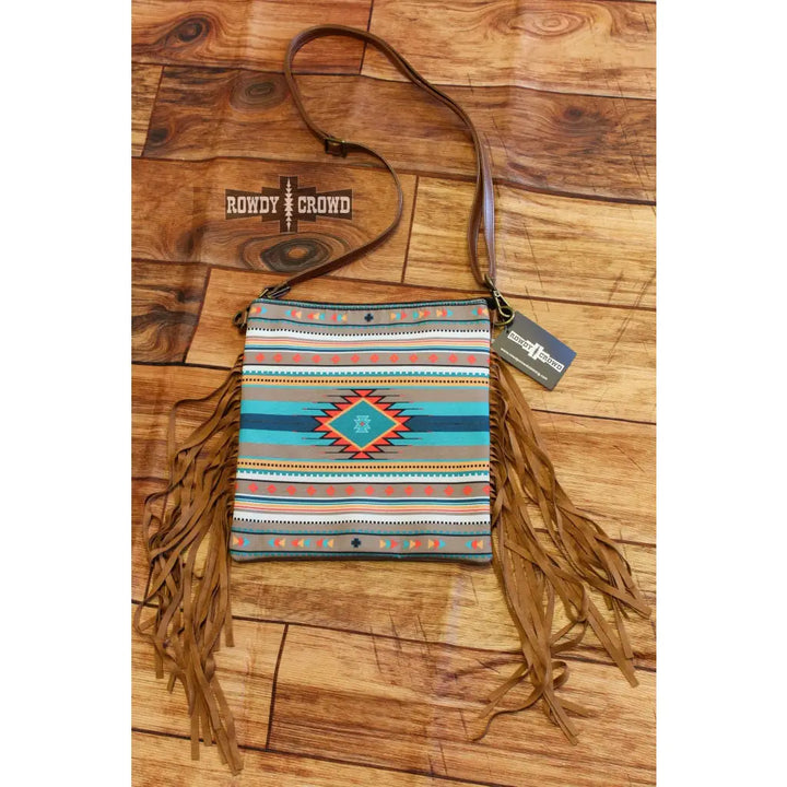 Pondasetta Fringe Purse - purse