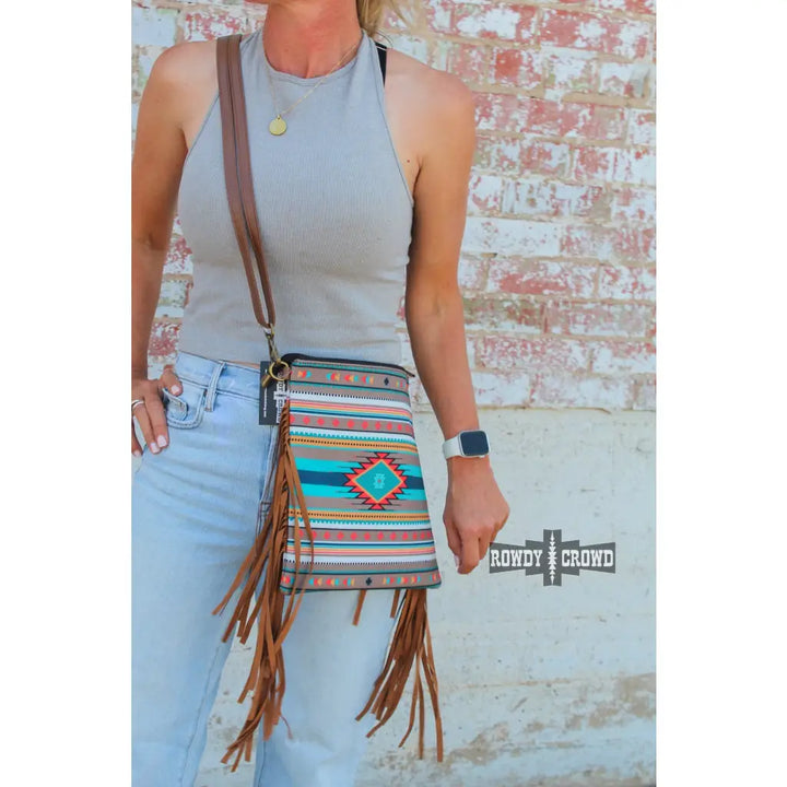 Pondasetta Fringe Purse - purse