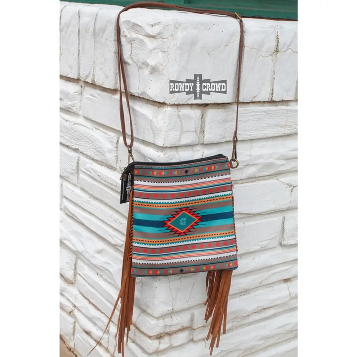 Pondasetta Fringe Purse - purse