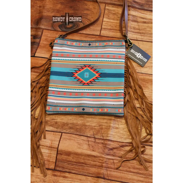 Pondasetta Fringe Purse - purse