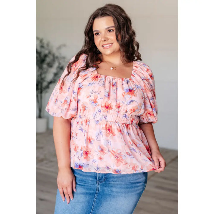 Powerful Force Balloon Sleeve Blouse - Tops