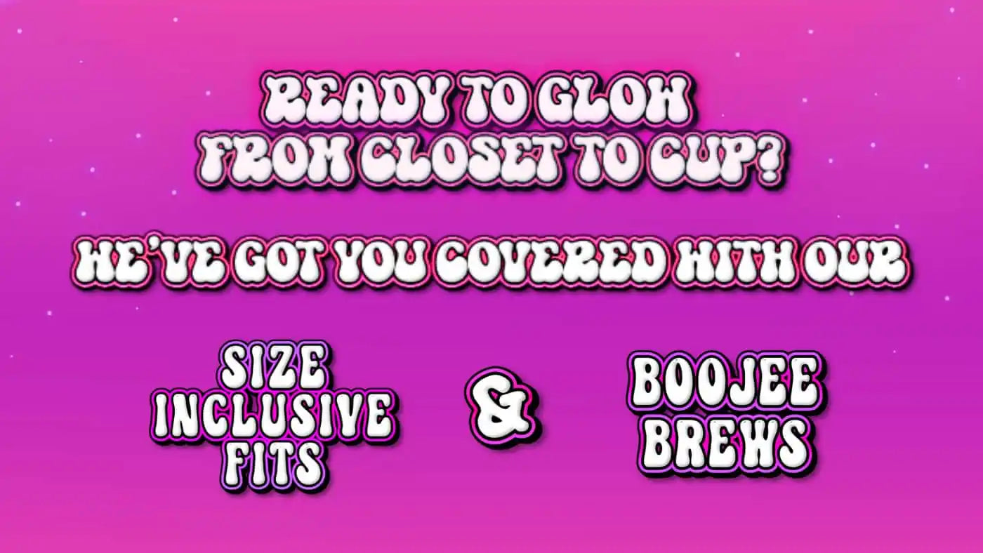 Purple glow-in-the-dark cup with a playful, retro design and size inclusive fits.